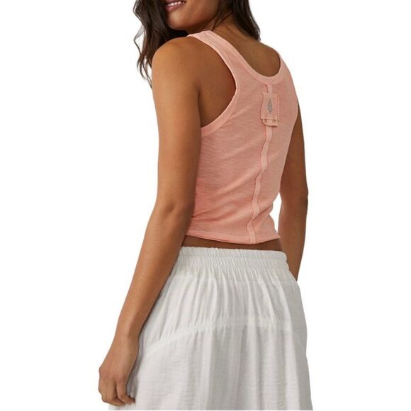 Free People size XS melon tank (v1) - Picture 2 of 6